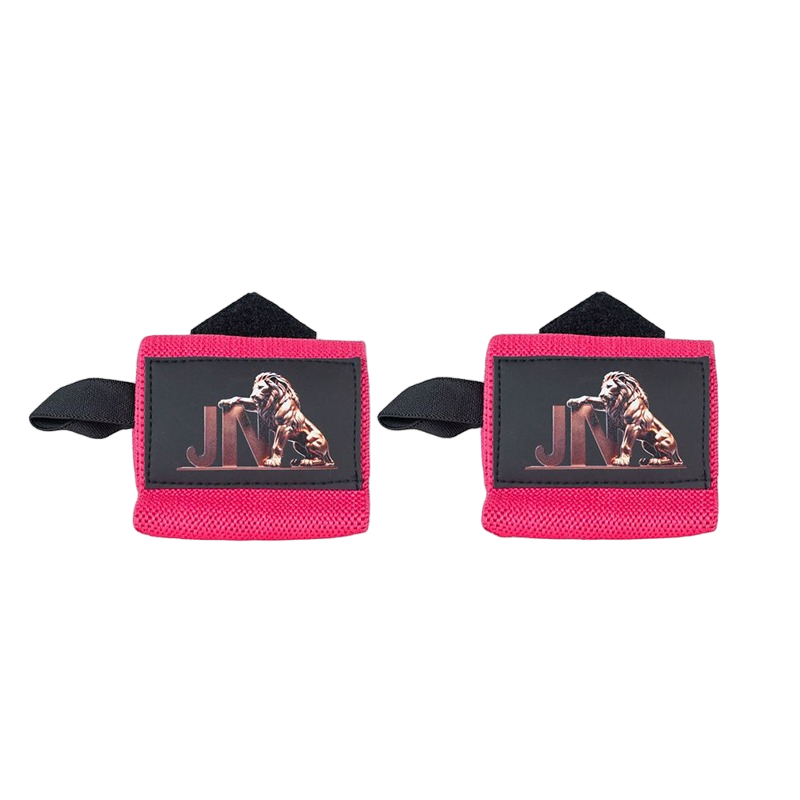 Heavy Duty Wrist Wraps Pink